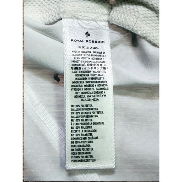 Royal Robbins Expedition Pro Tunic Tank Top XS White NWT Snap Front - Picture 6 of 10